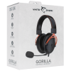 Casque Gaming White Shark GORILLA GH-2341 / Noir et Rouge