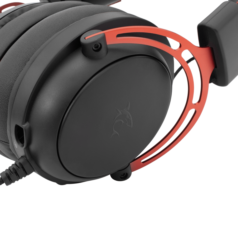 Casque Gaming White Shark GORILLA GH-2341 / Noir et Rouge