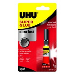 Colle Super Glue UHU sans solvant 3g