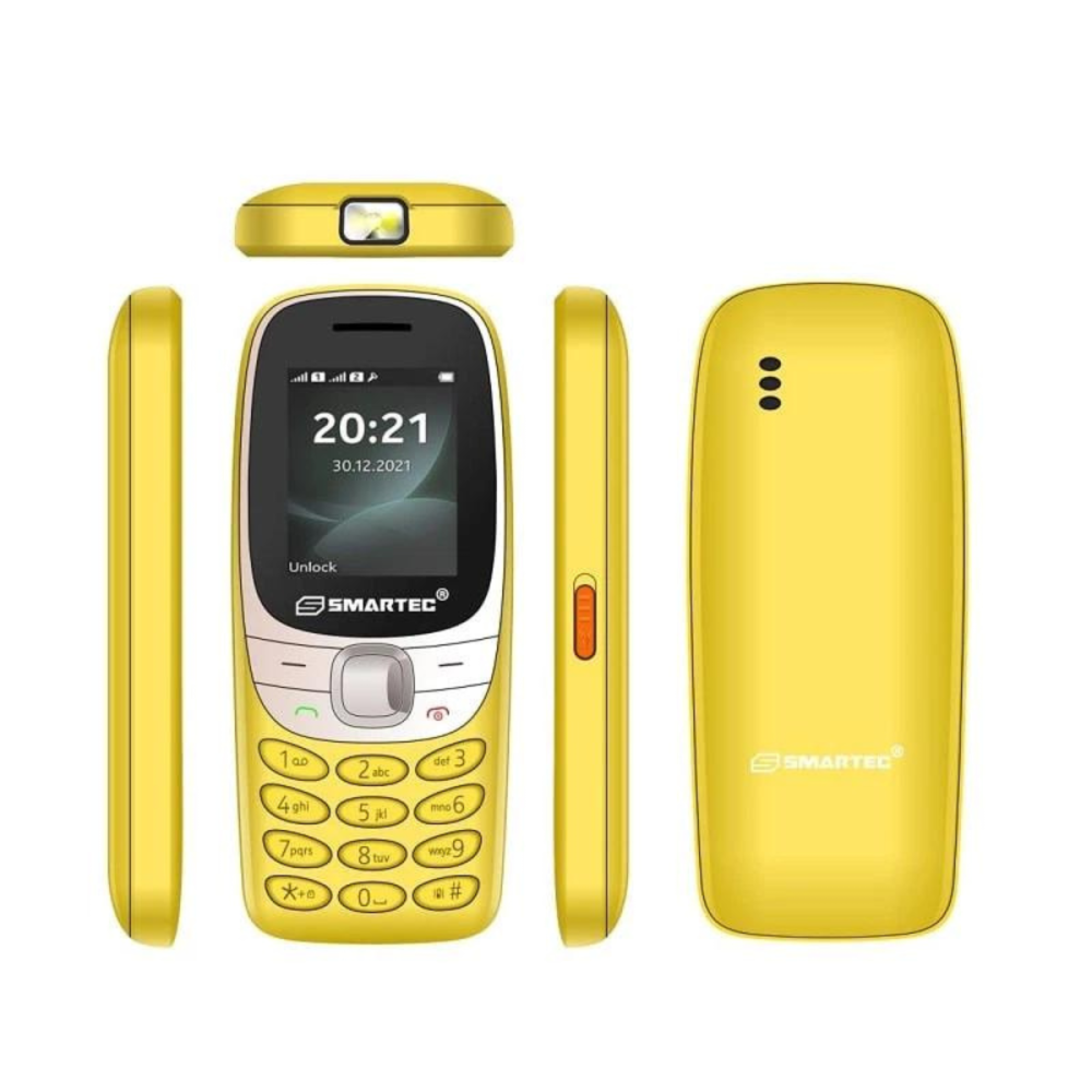 Téléphone Portable Smartec R6 / Jaune