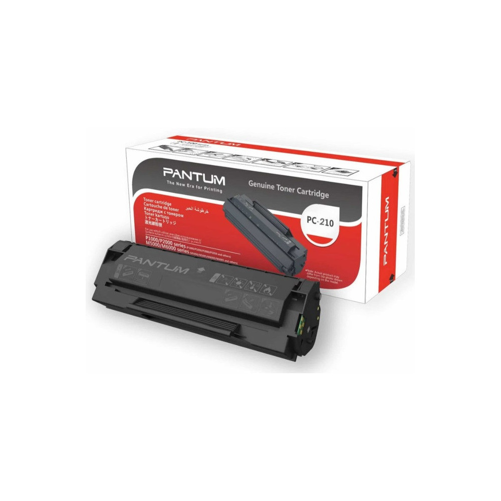 TONER LASER ORIGINAL PANTUM PC-210 / NOIR
