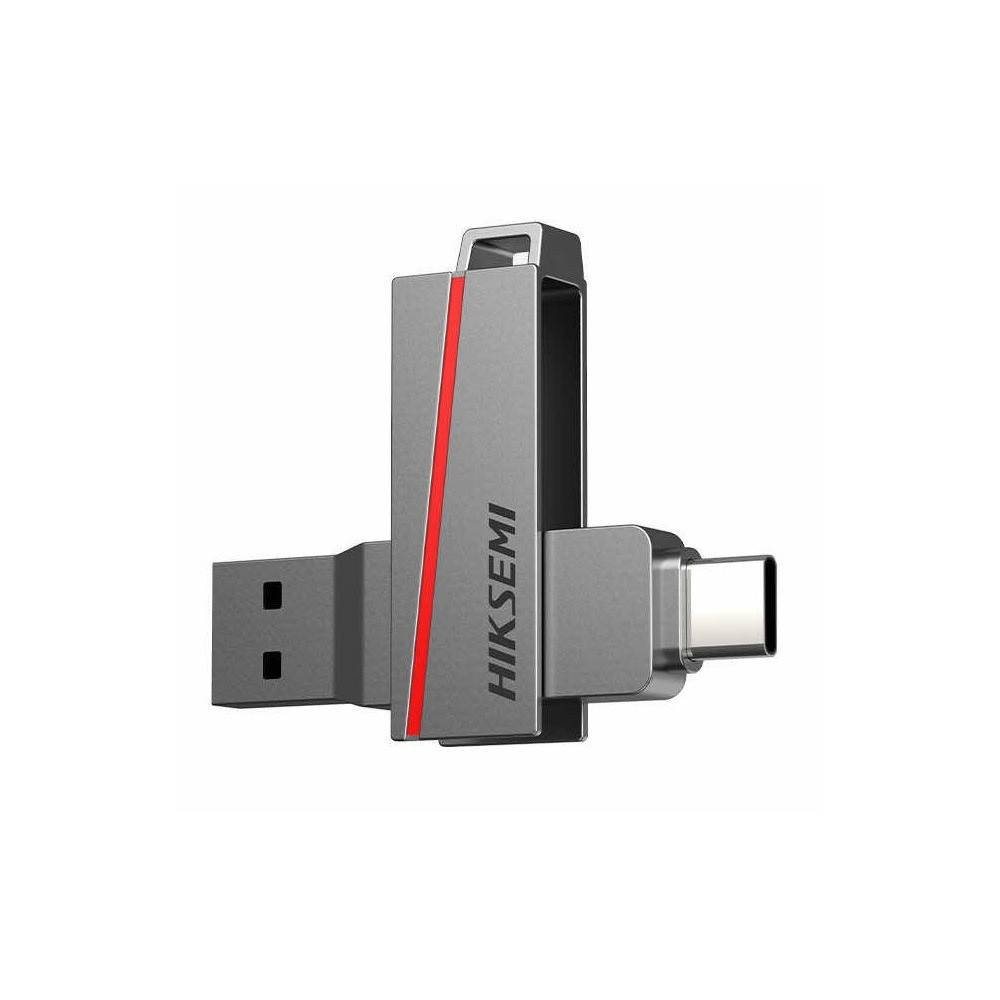 Clé USB Type C Hiksemi E307C 64 Go / USB 3.2 / Gris