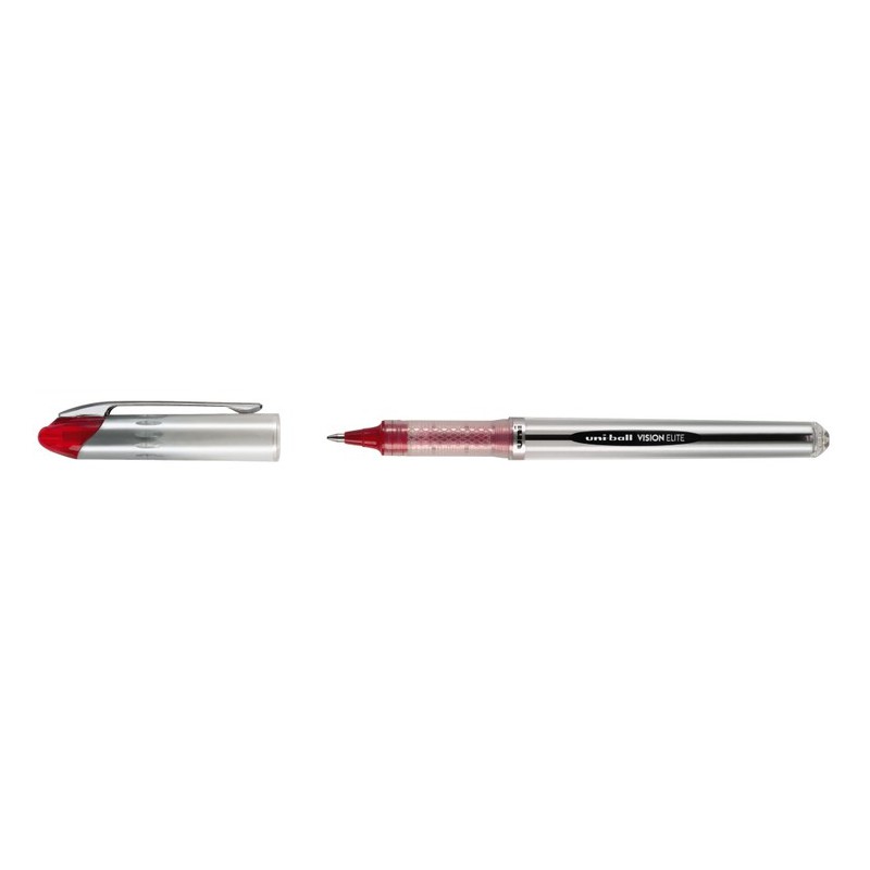Slide  #1 Stylo Roller Uni-ball Vision Elite / 0.8mm / Rouge
