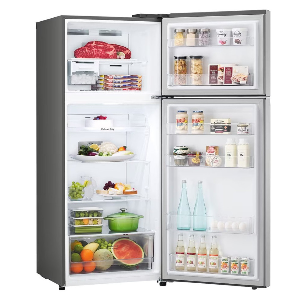 Réfrigérateurs Inverter LG  / 410 Litres / No Frost / Platinum Silver