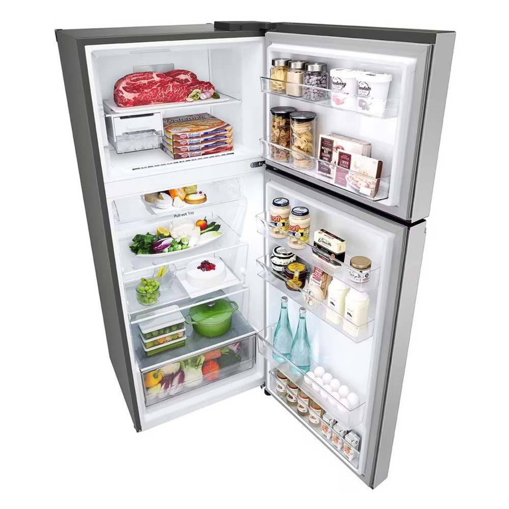 Réfrigérateurs Inverter LG  / 410 Litres / No Frost / Platinum Silver