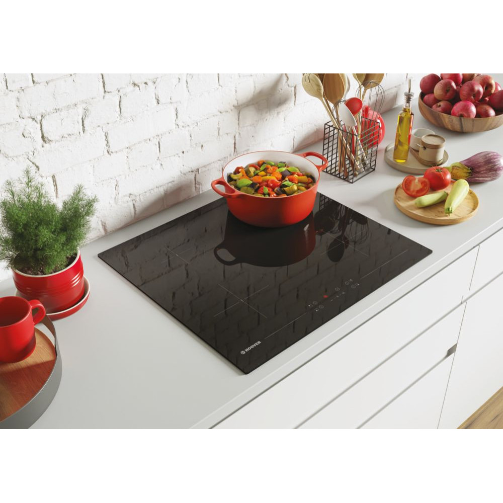 Plaque De Cuisson Électrique HOOVER HH64DCT / 4 Feux / 60 Cm / NOIR