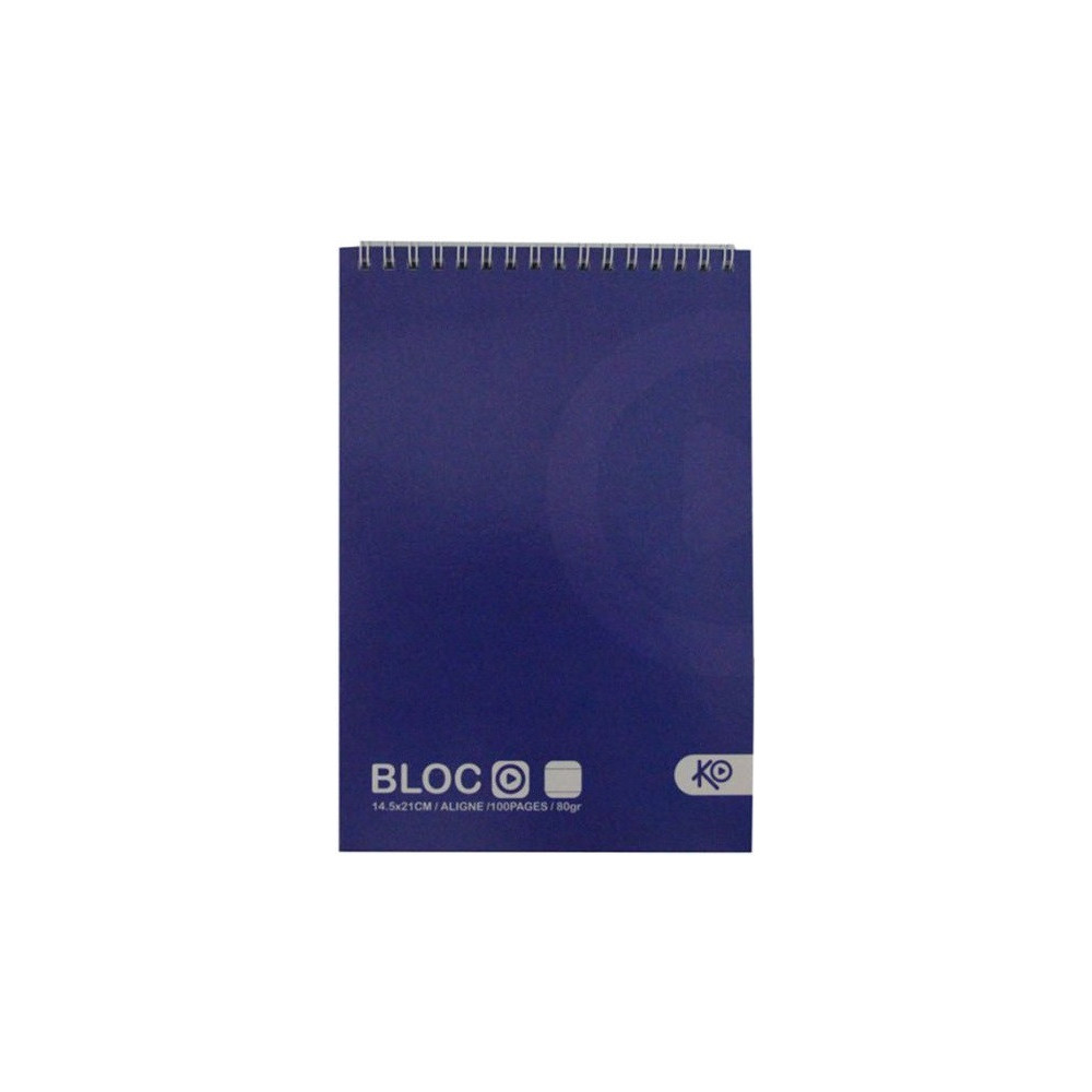 BLOC NOTE WIRO KO ALIGNE A5 100 PAGES 80G