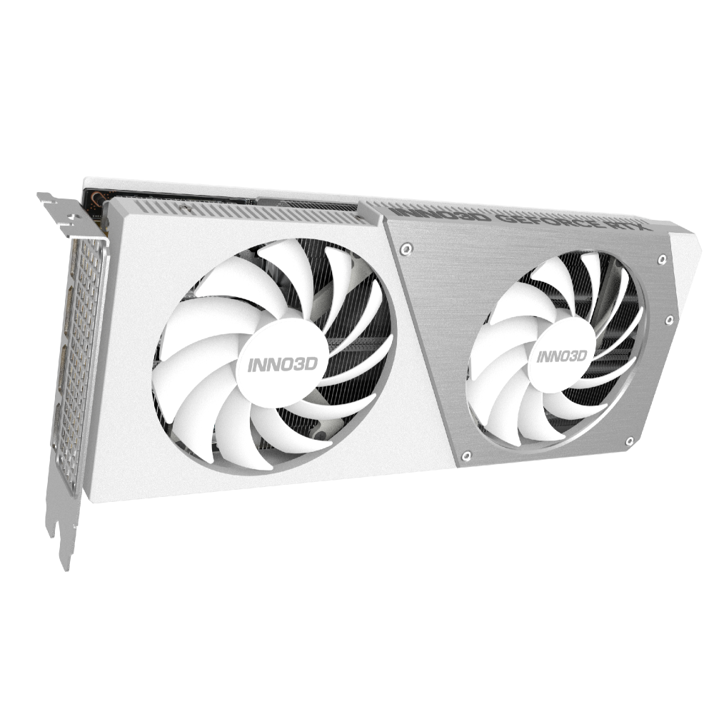 Carte Graphique INNO3D GEFORCE RTX 4070 TWIN X2 OC BLANC / 12 Go GDDR6X