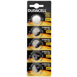 5x PILES DURACELL 2032 3V...