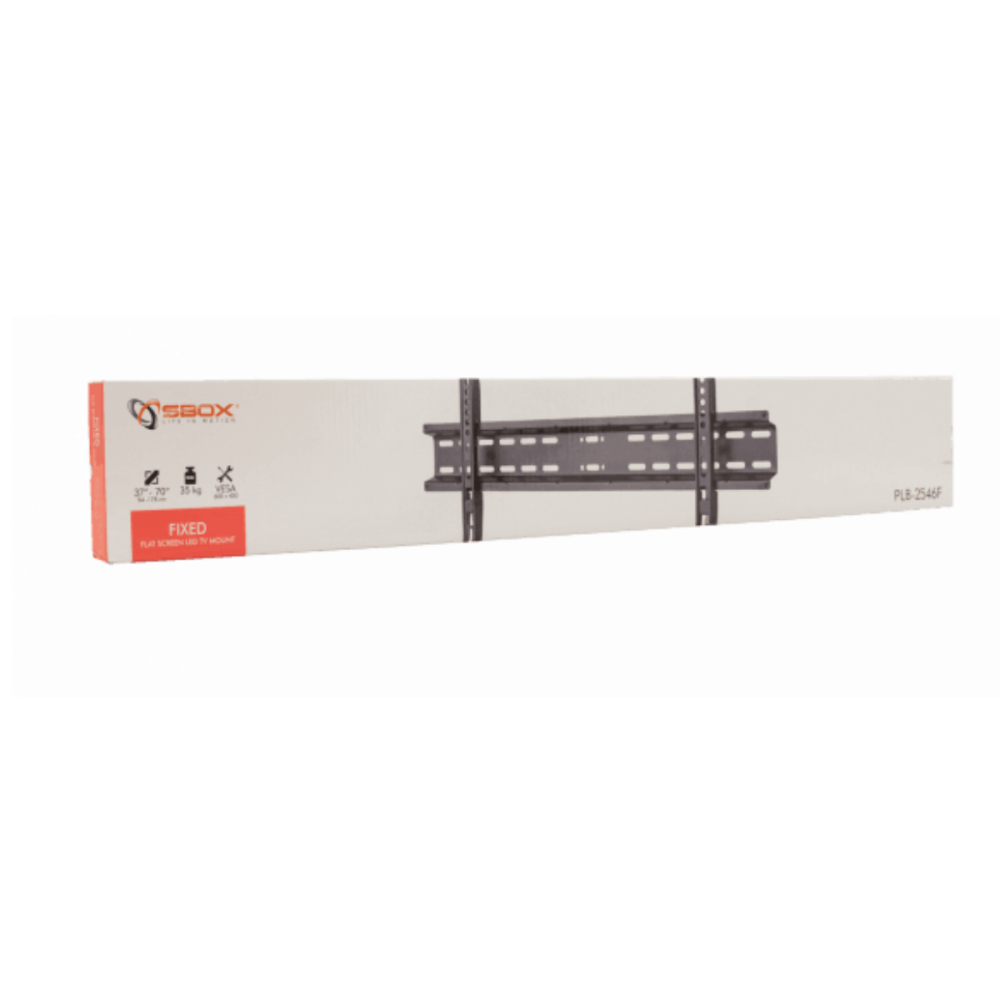 Support Mural Fixe Pour TV SBOX PLB-2546F-2 / 37"-80" / 45 Kg