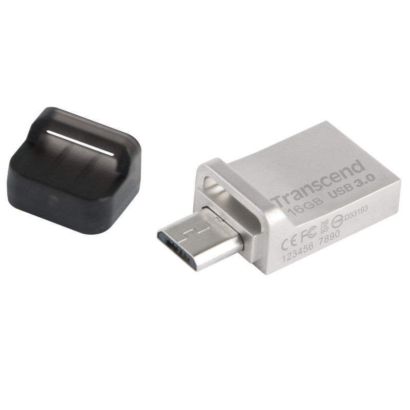 Clé USB Transcend JetFlash 380 / 8 Go / Silver