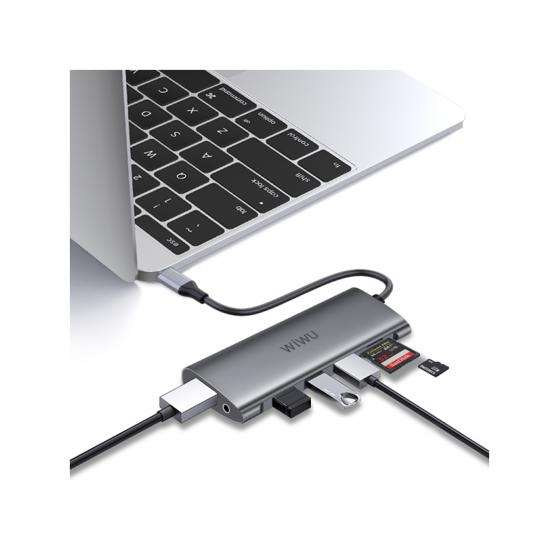 Station d'accueil USB-C Multiport 11-EN-1 / GRIS