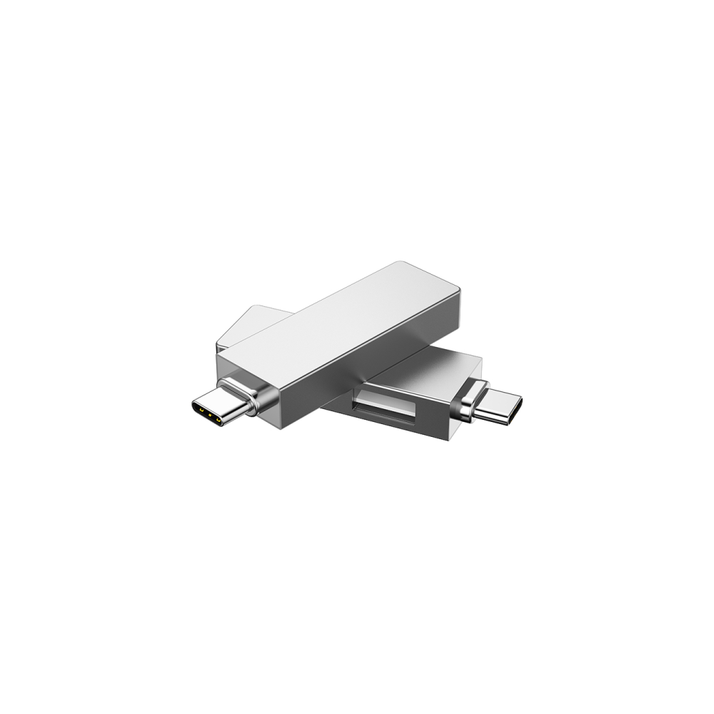 HUB USB-C 3 EN 1 WIWU T02 PRO / Gris