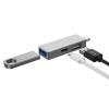 HUB USB-C 3 EN 1 WIWU T02 PRO / Gris