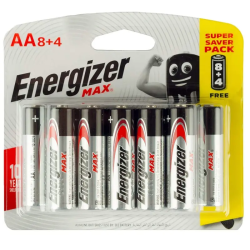 12 X PILES ENERGIZER MAX...