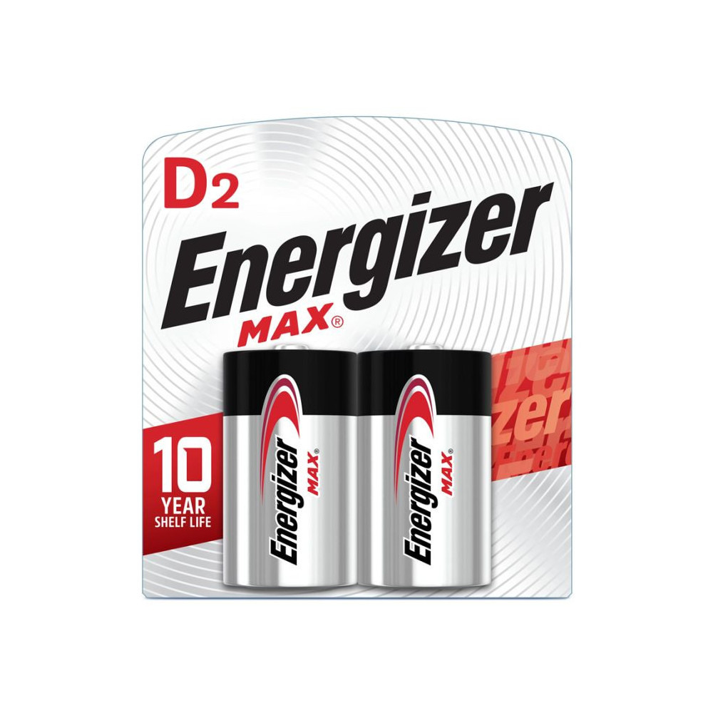 2 PILES ENERGIZER MAX E95 LR20