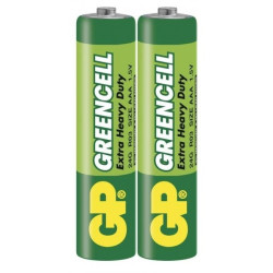 2X PILES AAA GP GREENCELL...