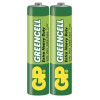 2X PILES AAA GP GREENCELL R03 EXTRA HEAVY DUTY 1.5V