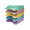 BAC A COURRIER PASTEL / VIOLET PASTEL