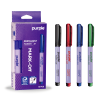 BOITE 10 MARQUEURS PERMANENT MARK-OFF / BLEU