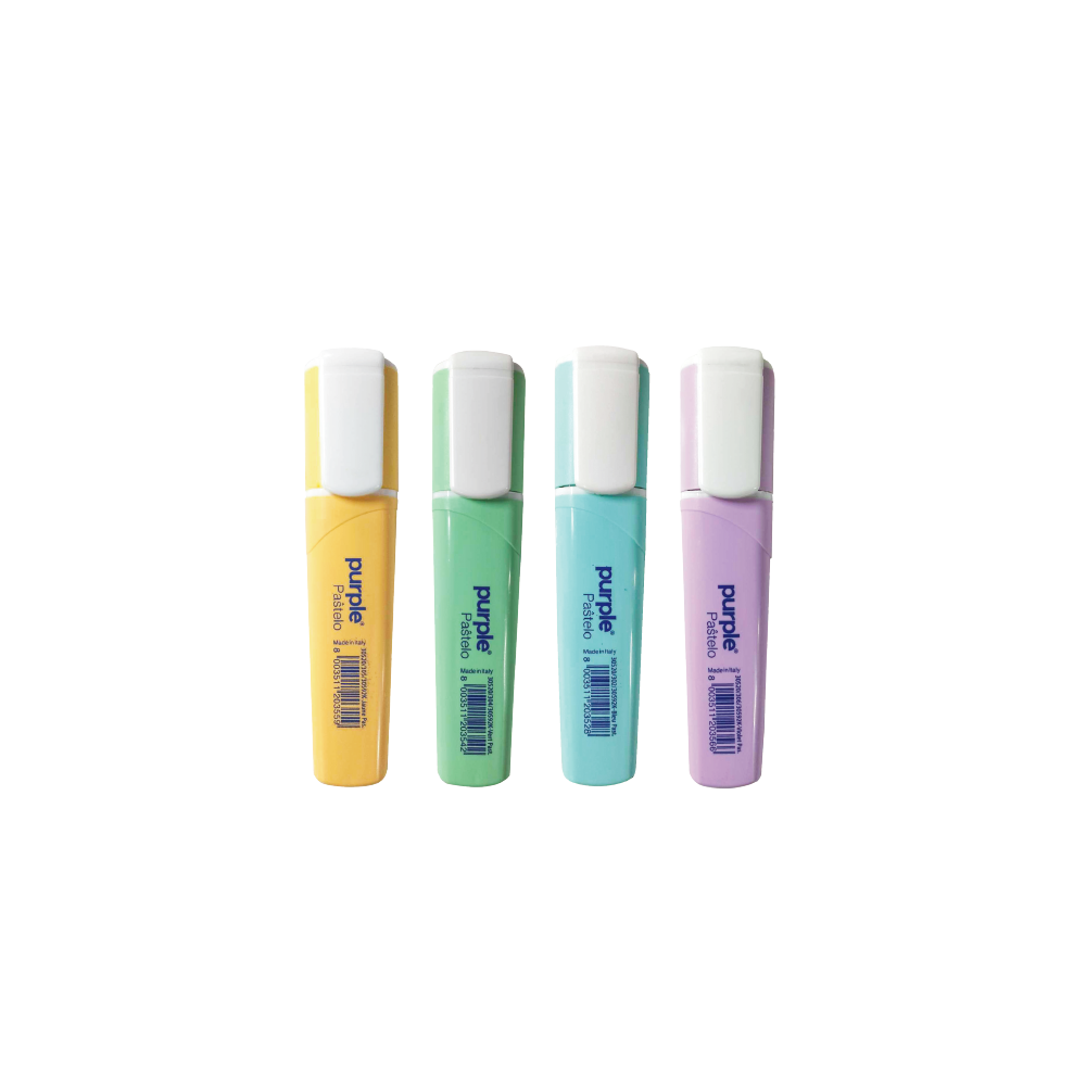 Etui de 4 Surligneur Pastelo / ASSORTIS