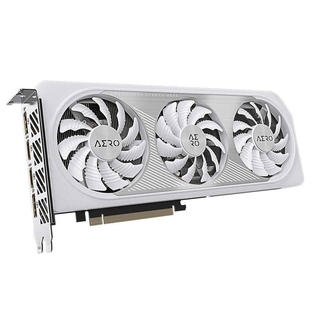 CARTE GRAPHIQUE GIGABYTE AERO RTX 4060 TRIPLE FANS OC  / 8G GDDR6