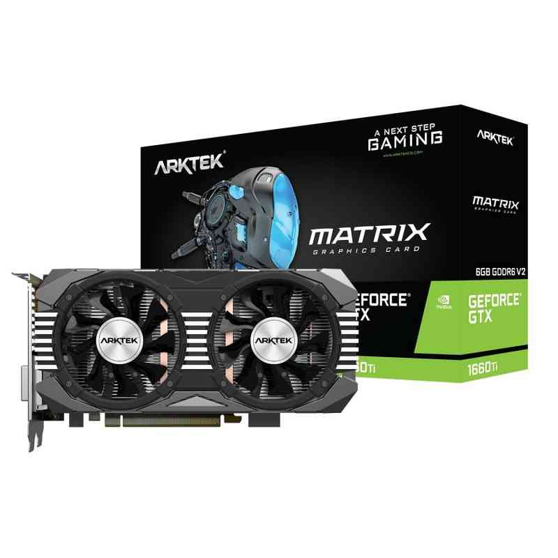 Carte Graphique ARKTEK GTX 1660 TI 6G DUAL FANS