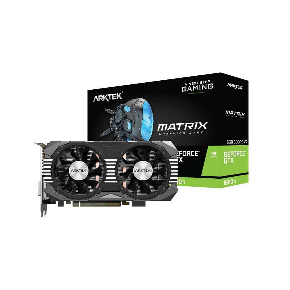 Carte Graphique ARKTEK GTX 1660 TI 6G DUAL FANS