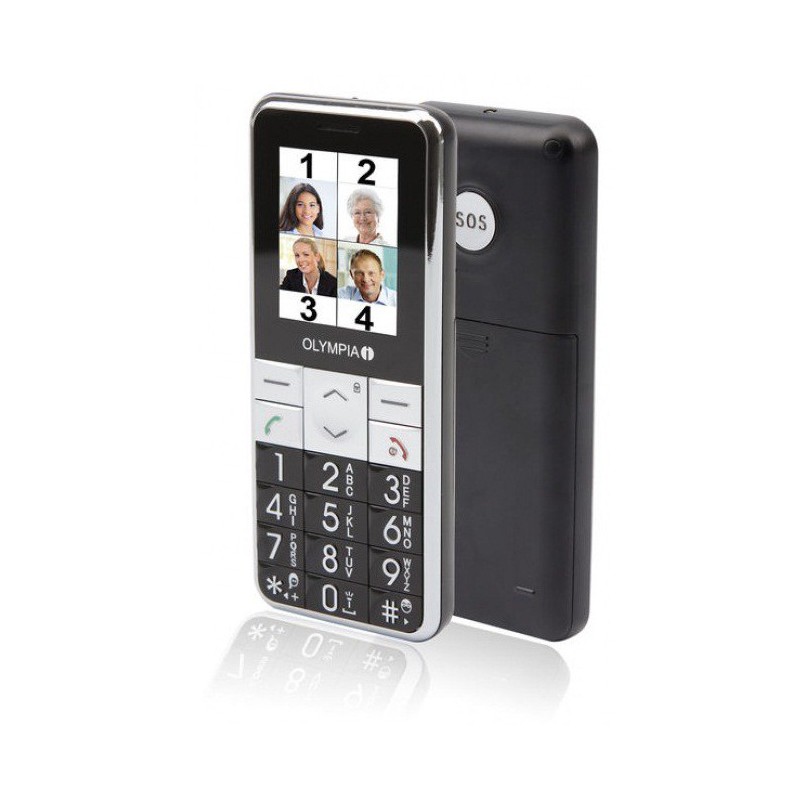 Téléphone Portable OLYMPIA Senior VIVA PLUS / Noir