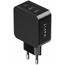 Tête de Chargeur Havit USB UC-118 / 3 Ports / 32W