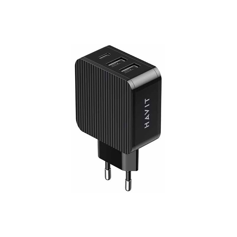 Tête de Chargeur Havit USB UC-118 / 3 Ports / 32W