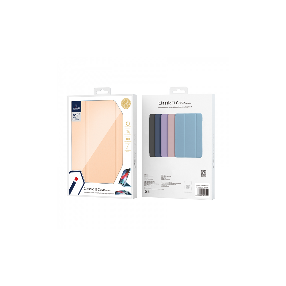 COQUE WIWU CLASSIC II POUR IPAD 10.9'' (2022) / ROSE