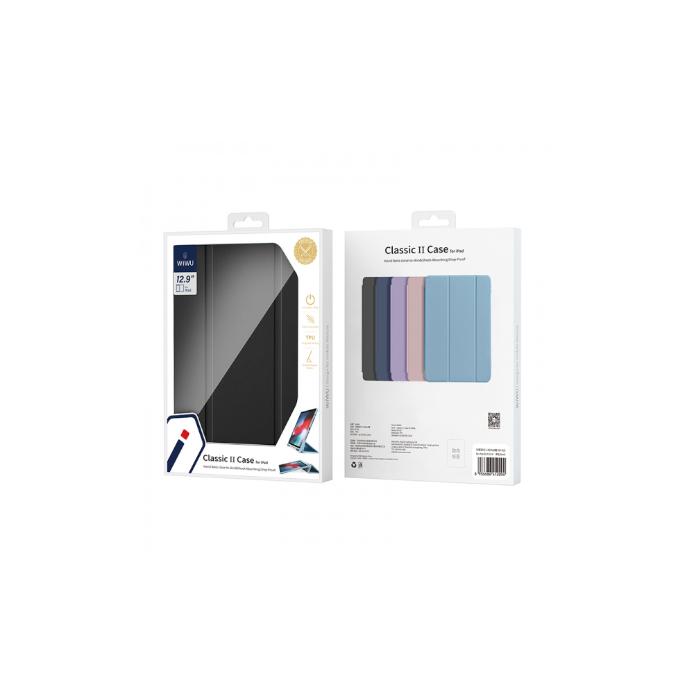 COQUE WIWU CLASSIC II POUR IPAD 10.2'' - 10.5'' / NOIR