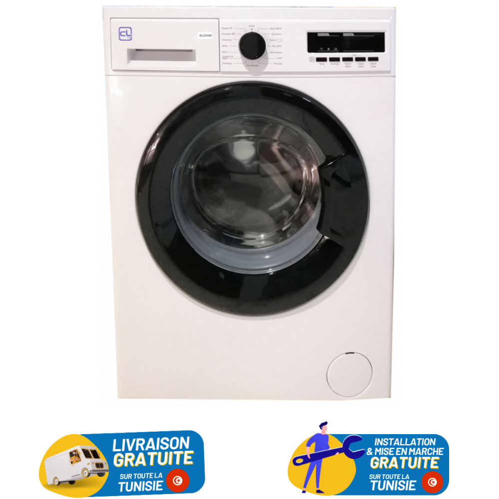Machine à laver CL hublot 8 Kg / Blanc