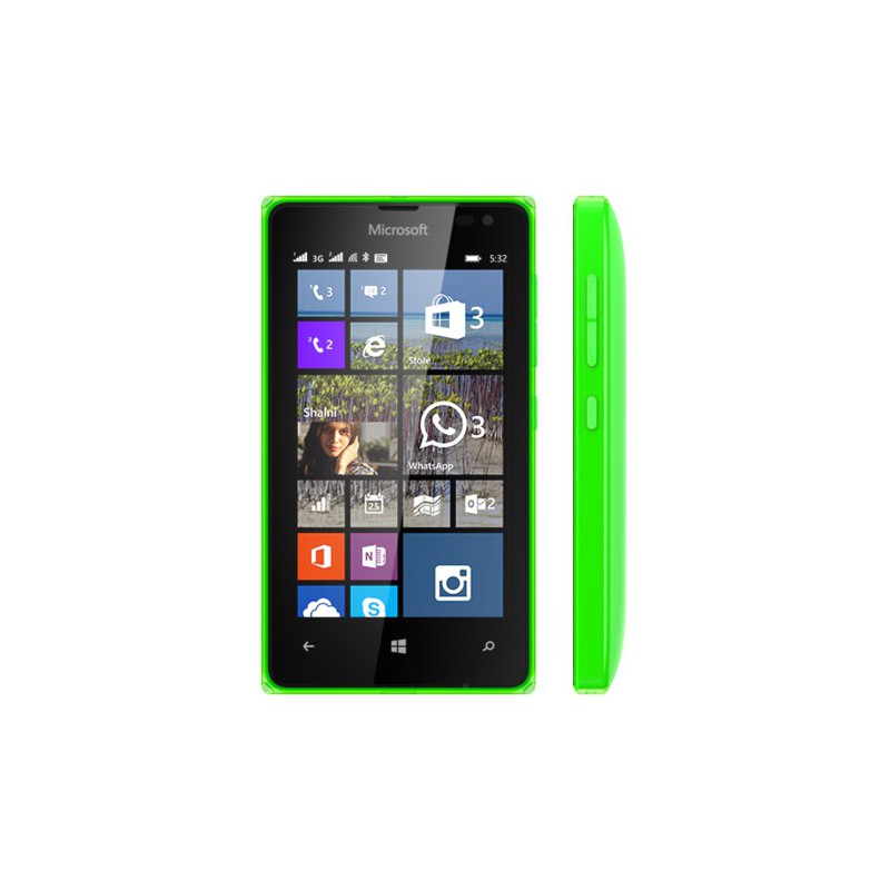 Téléphone Portable Microsoft Lumia 532 / Double SIM + Puce DATA Ooredoo avec 1 mois (1 Go) d'internet Offerte / Vert