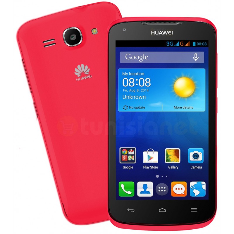 Téléphone Portable Huawei Y520 / Double SIM / Noir