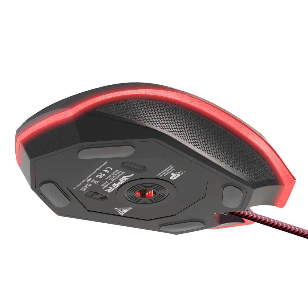 Souris gaming Optique USB À LED Patriot Viper V530 / 4000 DPI / Noir