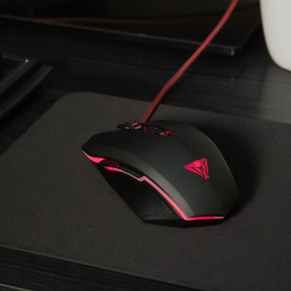 Souris gaming Optique USB À LED Patriot Viper V530 / 4000 DPI / Noir