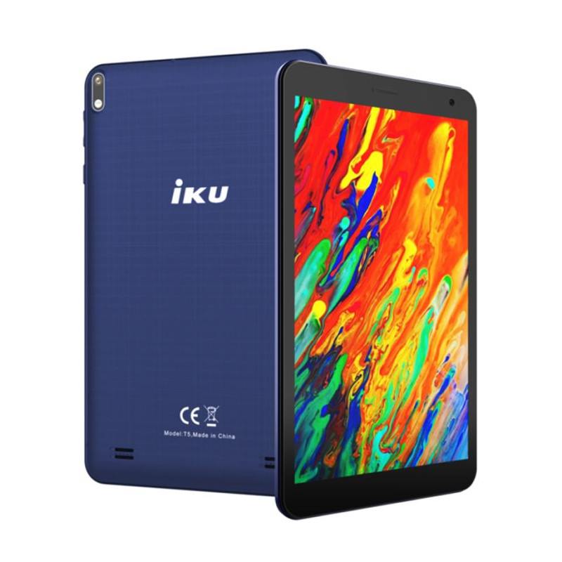 Tablette Iku T5 / 8" / 2G / 32G / Wi-Fi / Bleu + CASQUE ET POCHETTE