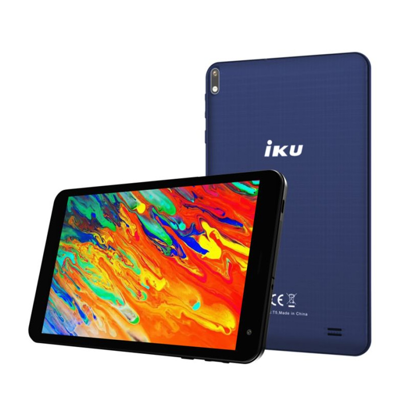 Tablette Iku T5 / 8" / 2G / 32G / Wi-Fi / Bleu + CASQUE ET POCHETTE