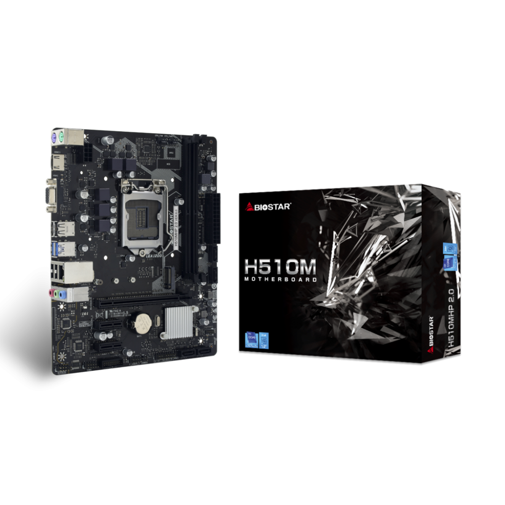 Carte mère Biostar H510MHP 2.0 Support 10e et 11e génération