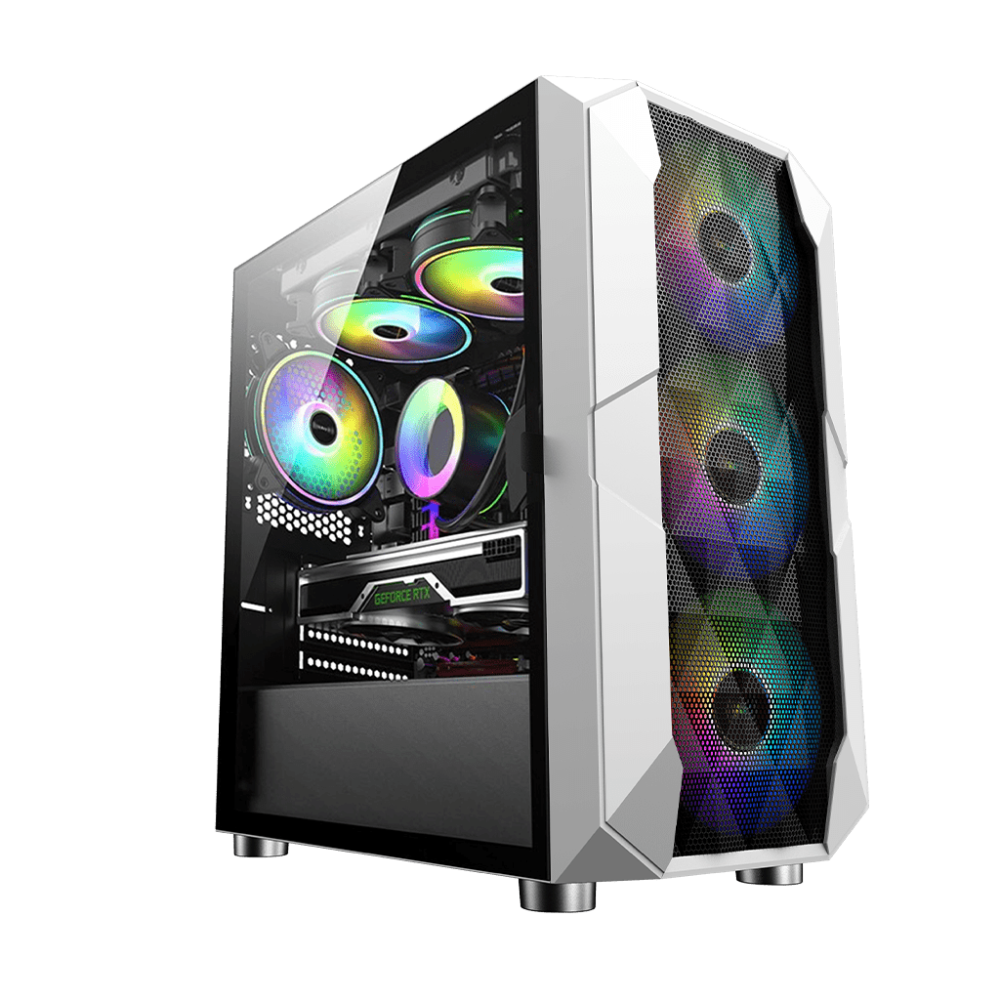 Boîtier Gamer FPMAX CL5503W mini-tour / Blanc