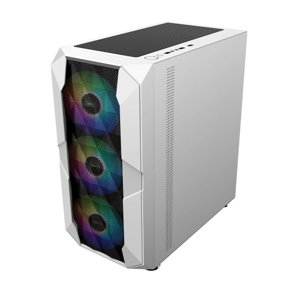 Boîtier Gamer FPMAX CL5503W mini-tour / Blanc