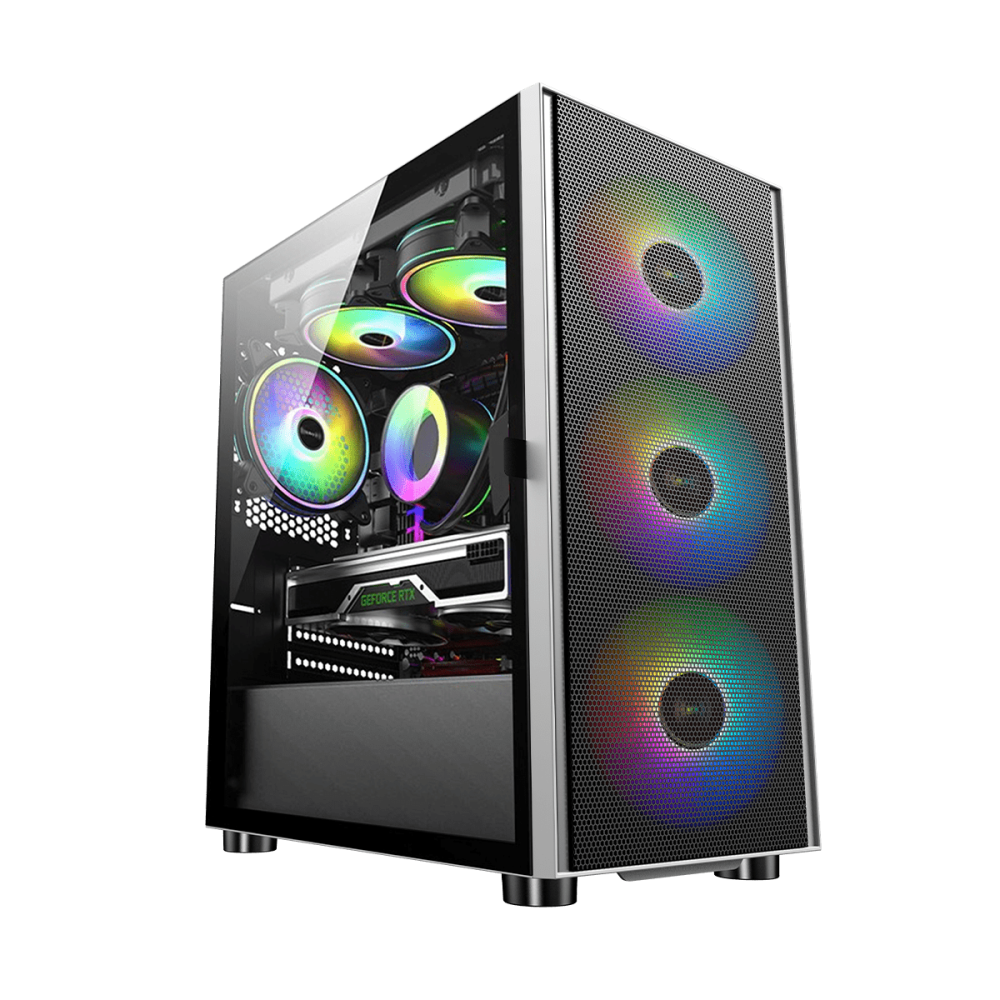 Boîtier Gamer FPMAX CL5506W mini-tour / Blanc