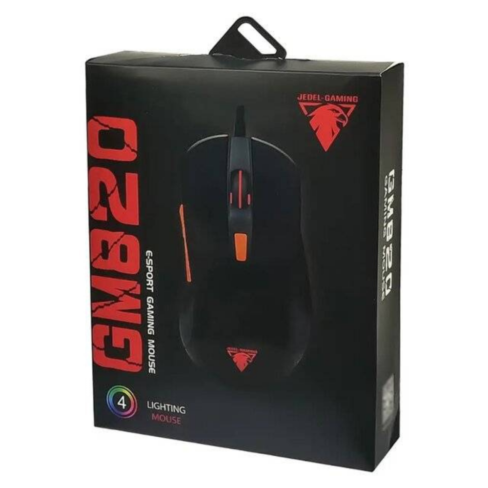 SOURIS OPTIQUE FILAIRE GAMER JEDEL GM820 / NOIR