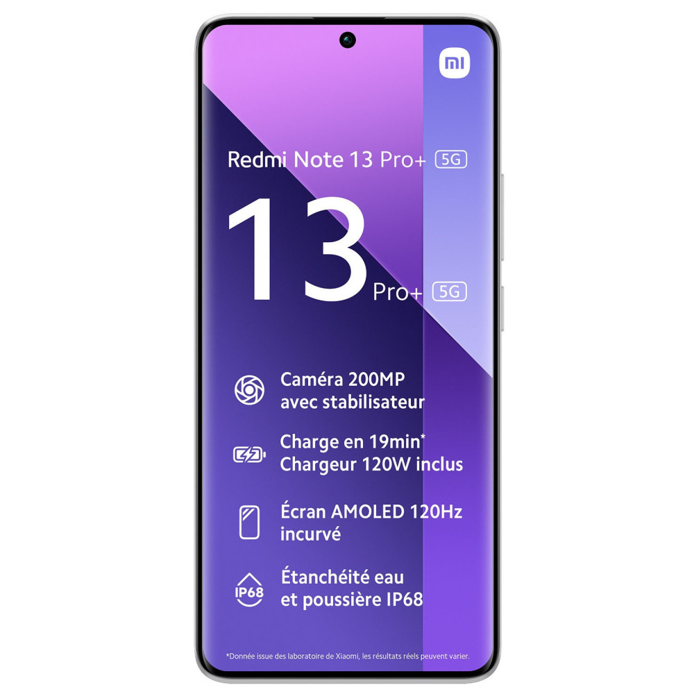 Smartphone XIAOMI Redmi Note 13 PRO + 5G/ 12GO /512GO / WHITE + Ecouteurs Bluetooth Redmi buds 6 play Offerts