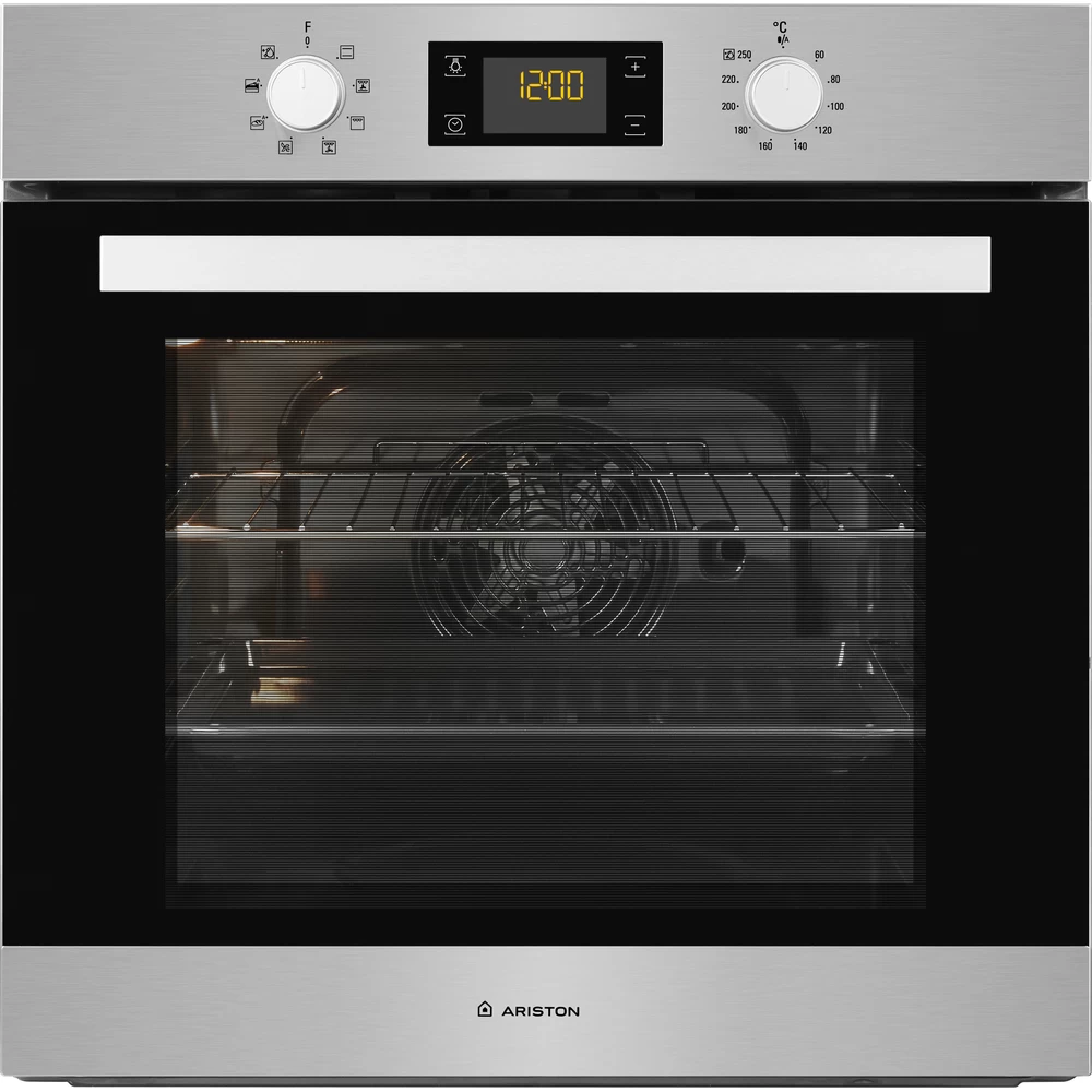 Four Encastrable Electrique ARISTON 66L / 2900W / Inox avec Afficheur