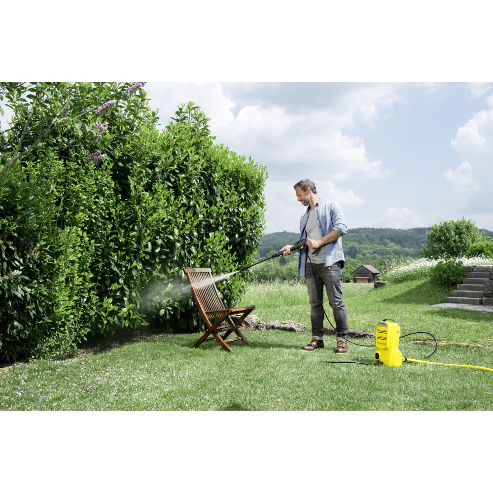 NETTOYEUR HAUTE PRESSION KÄRCHER K2 COMPACT HOME / 1400W NOIR et JAUNE
