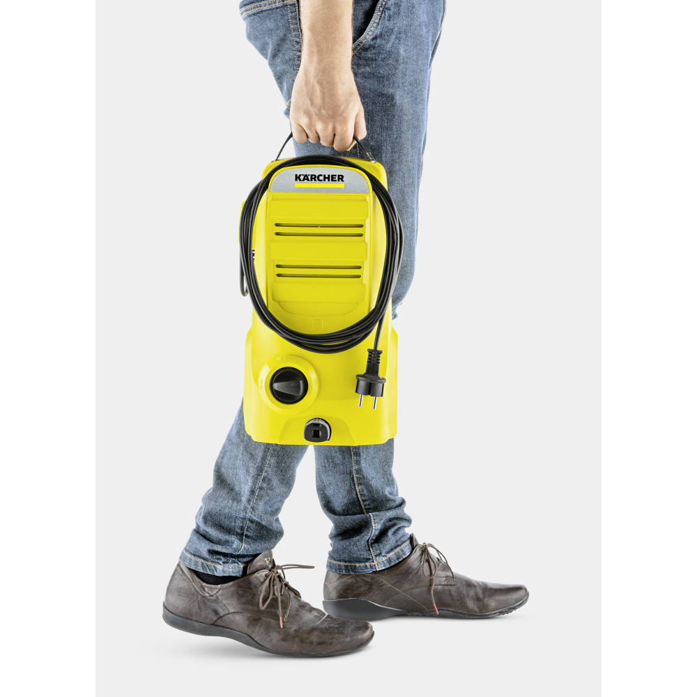 NETTOYEUR HAUTE PRESSION KÄRCHER K2 COMPACT HOME / 1400W NOIR et JAUNE