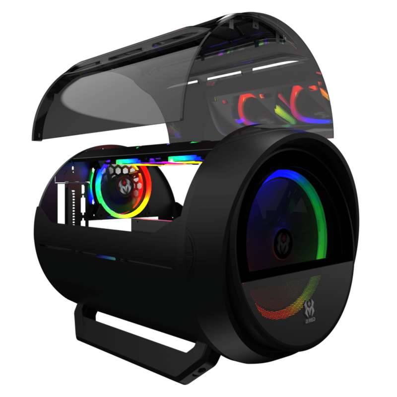 Boîtier Gamer Mred Warship Mini Tour / Noir